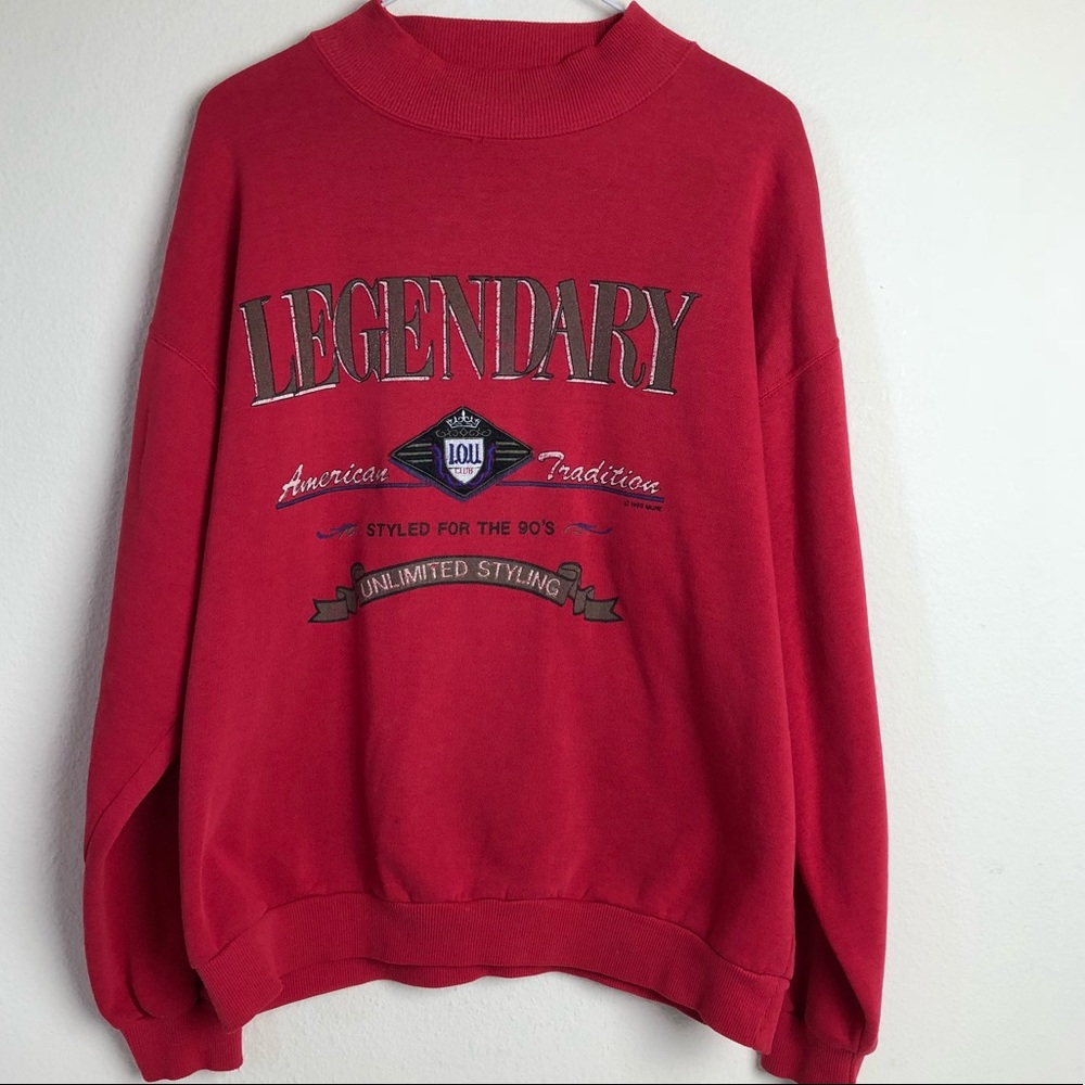 Vintage 90’s IOU Oversized Sweatshirt size XL